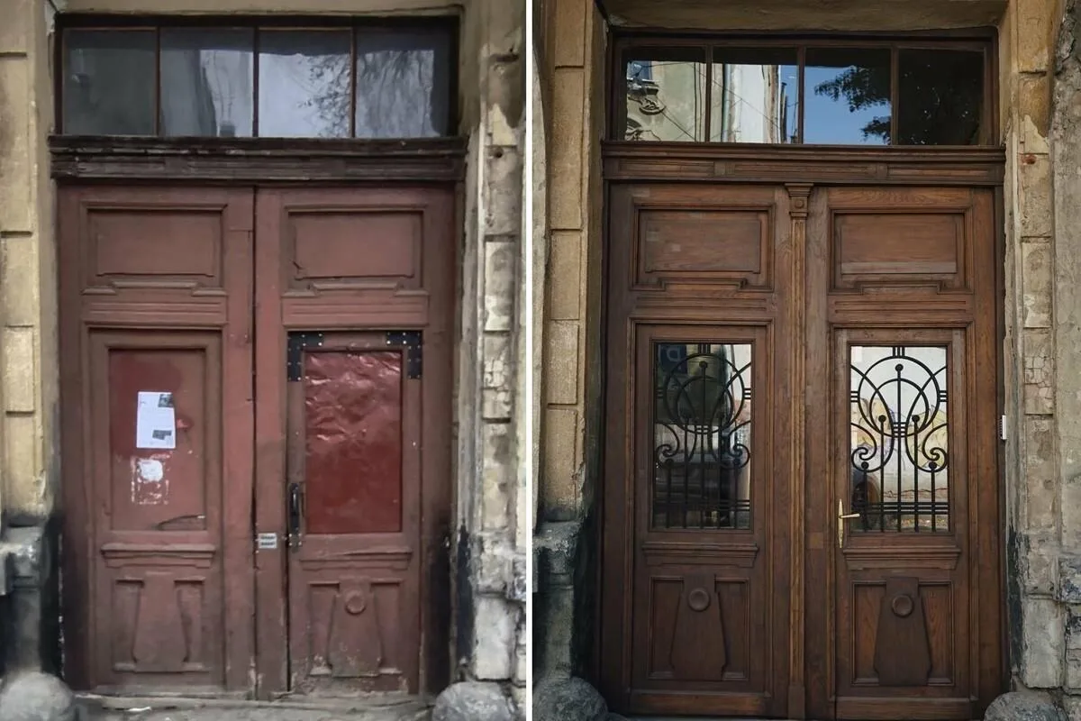 Реставрація історичної дерев'яної брами у Львові: як відновили архітектурну пам'ятку