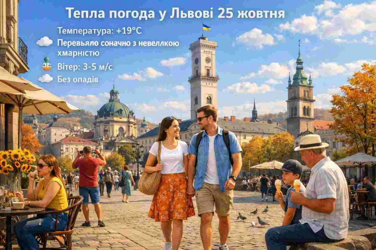 Прогноз погоди у Львові: теплі осінні дні, температура до +13°С