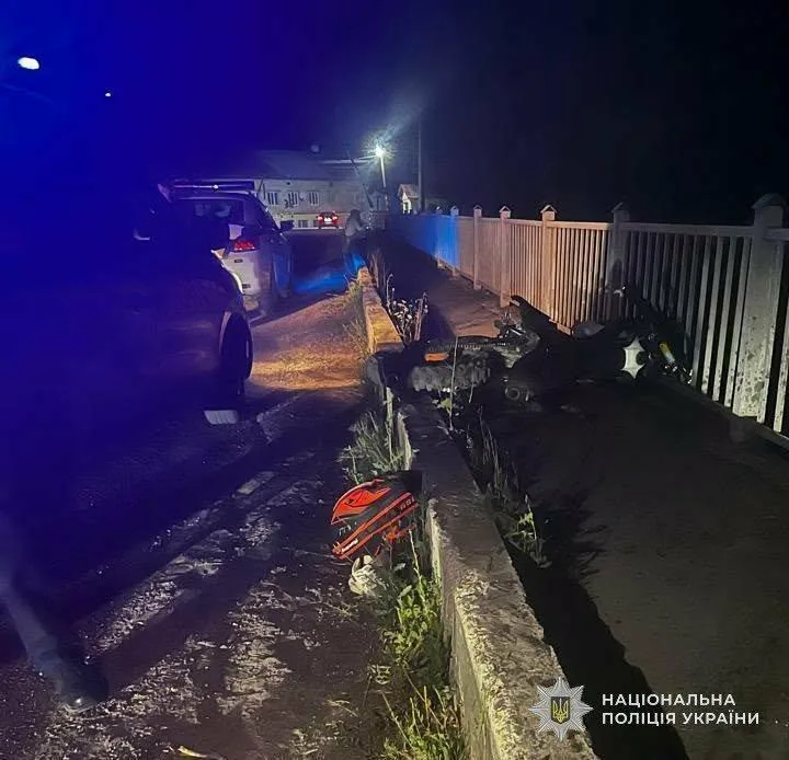 ДТП на Львівщині: як запобігти травмам неповнолітніх мотоциклістів