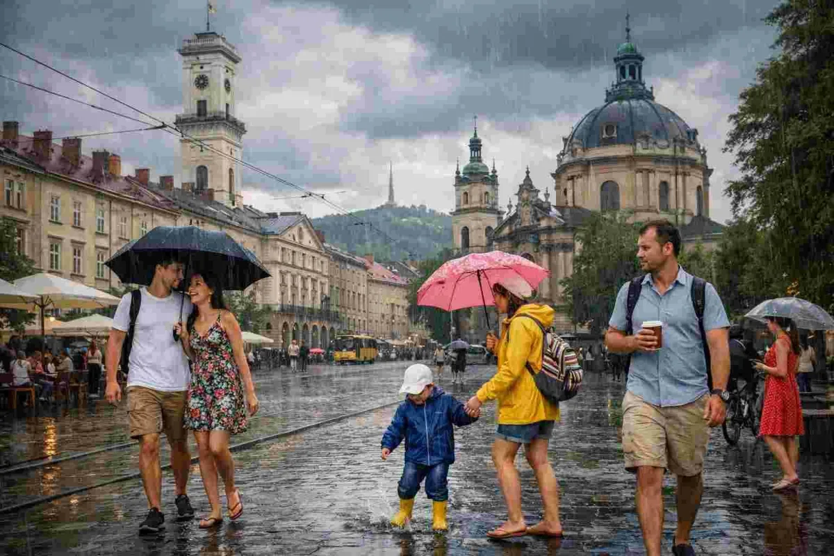 Прогноз погоди у Львові на 14 липня: хмари, дощі та +25,5°С