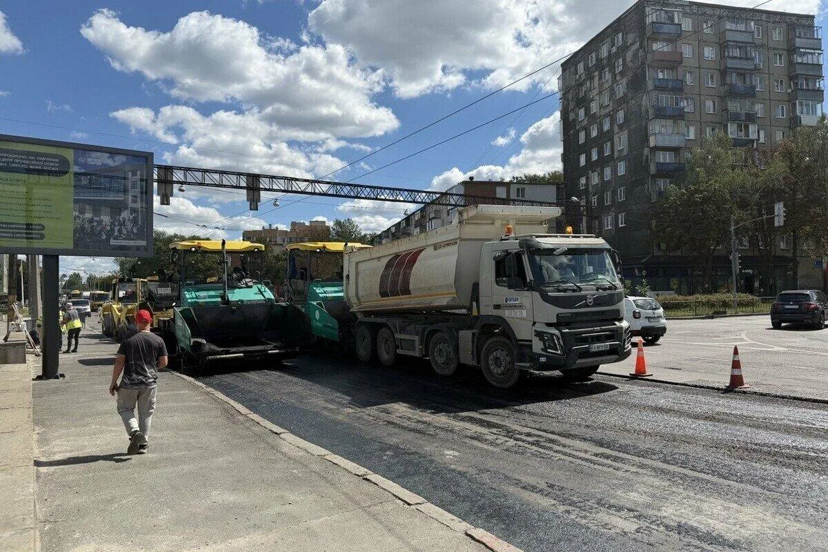 Асфальтування Городоцької у Львові: графік робіт і реверсний рух